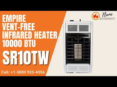 Empire Vent-Free Infrared Heater 10000 BTU SR10TW