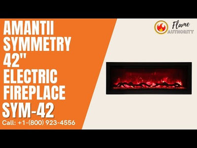 Amantii Symmetry Smart 42" Electric Fireplace SYM-42