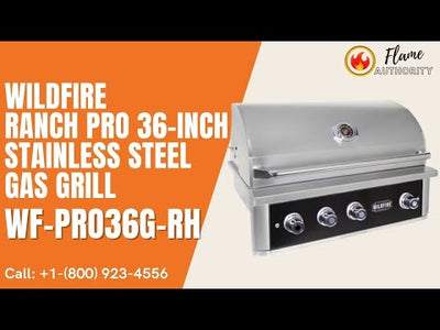 Wildfire Ranch PRO 36-inch Stainless Steel Gas Grill WF-PRO36G-RH