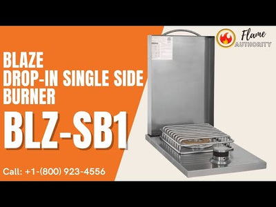 Blaze Drop-In Single Side Burner BLZ-SB1