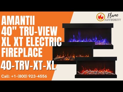 Amantii Tru View XT XL 40" Electric Fireplace 40-TRV-XT-XL