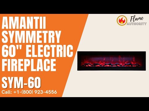 Amantii Symmetry Smart 60" Electric Fireplace SYM-60