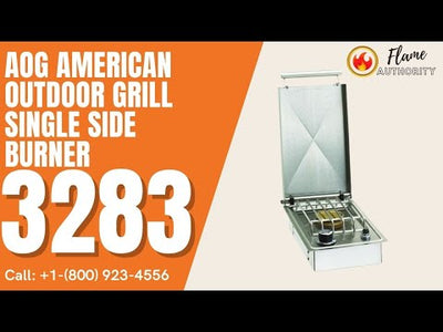 AOG American Outdoor Grill Single Side Burner