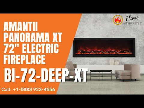Amantii Panorama BI Deep XT 72" Smart Electric Fireplace BI-72-DEEP-XT