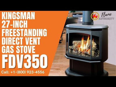 Marquis by Kingsman Sentinel 27-inch Freestanding Direct Vent Gas Stove FDV350