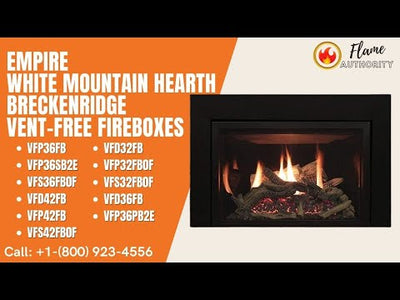 Empire White Mountain Hearth 32" Breckenridge Premium Vent-Free Firebox VFP32FB