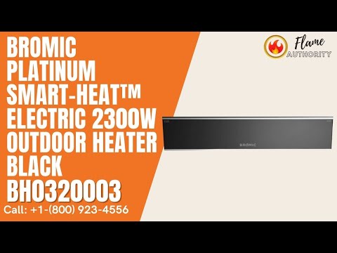 Bromic Platinum Smart-Heat™ Electric 2300W Outdoor Heater BH0320003 - Black