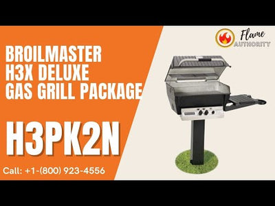 BroilMaster H3X Deluxe Gas Grill Package H3PK2N