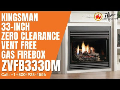 Kingsman 33-inch Vent Free Burner System ZVFB3330M