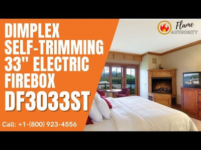 Dimplex Self-Trimming 33" Electric Firebox DF3033ST