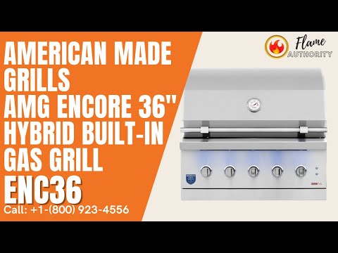 American Made Grills AMG Encore 36" Hybrid Built-in Gas Grill ENC36