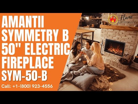 Amantii Symmetry B 50" Electric Fireplace SYM-50-B
