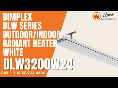 Dimplex DLW Series 70" Outdoor/Indoor Electric Infrared Heater-White DLW3200W24