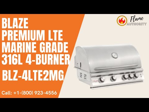 Blaze Premium LTE Marine Grade 316L 4-Burner Gas Grill BLZ-4LTE2MG