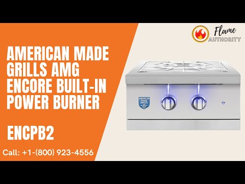 American Made Grills AMG Encore Built-In Power Burner ENCPB2