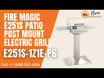 Fire Magic E251s Patio Post Mount Electric Grill E251s-1Z1E-P6