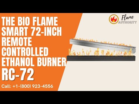 The Bio Flame Smart 72-inch Remote Controlled Ethanol Burner