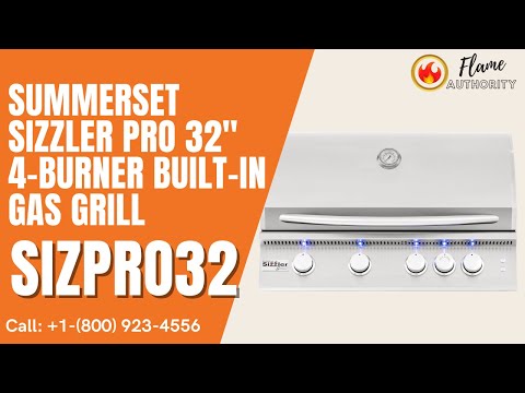 Summerset Sizzler Pro 32" 4-Burner Built-In Gas Grill SIZPRO32