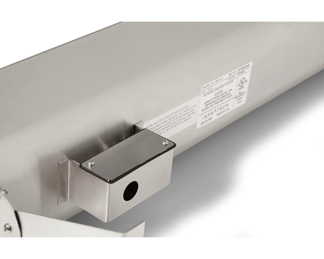 Infratech W-7512 19.5-inch Stainless Steel All-Weather Single Element Heater - 120V