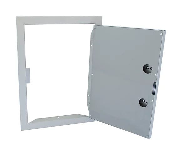 Kokomo Grills 14x20-inch Stainless Steel Reversible Vertical Access Door - KO-1420V