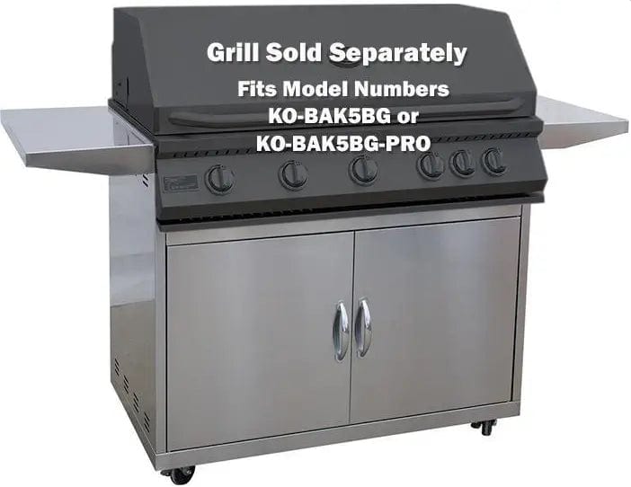 Kokomo Grills 3/4/5 Burner Stainless Steel Freestanding BBQ Gas Grill Cart