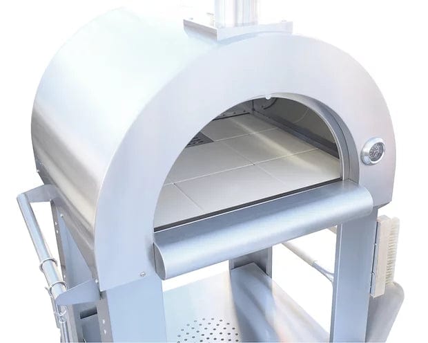 KoKoMo Grills Premium 32 Inch Stainless Steel Wood Fired Pizza Oven - Thumbnail 4