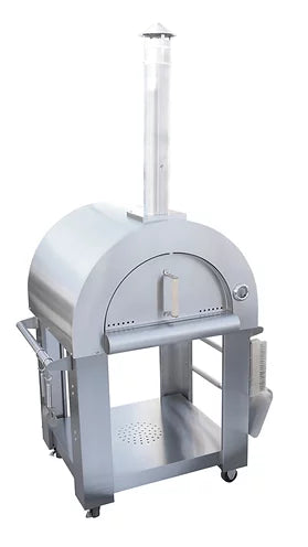 Kokomo Grills 32-inch Stainless Steel Wood Fired Pizza Oven - KO-PIZZAOVEN Pizza Ovens KO-PIZZAOVEN Flame Authority
