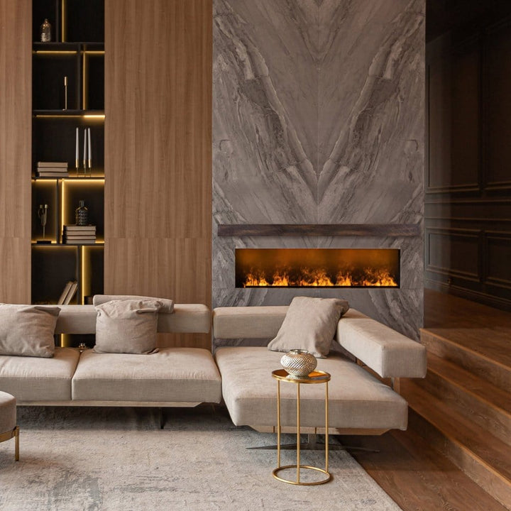 Lexington Hearth Flat Sawn Beam Pale Honey Fireplace Non-Combustible Mantel