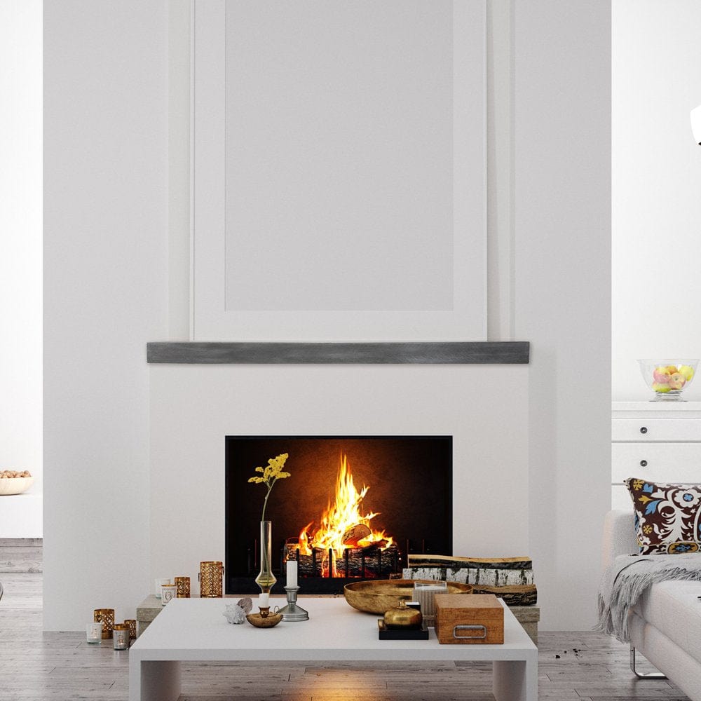 Lexington Hearth Flat Sawn Beam Pale Honey Fireplace Non-Combustible Mantel