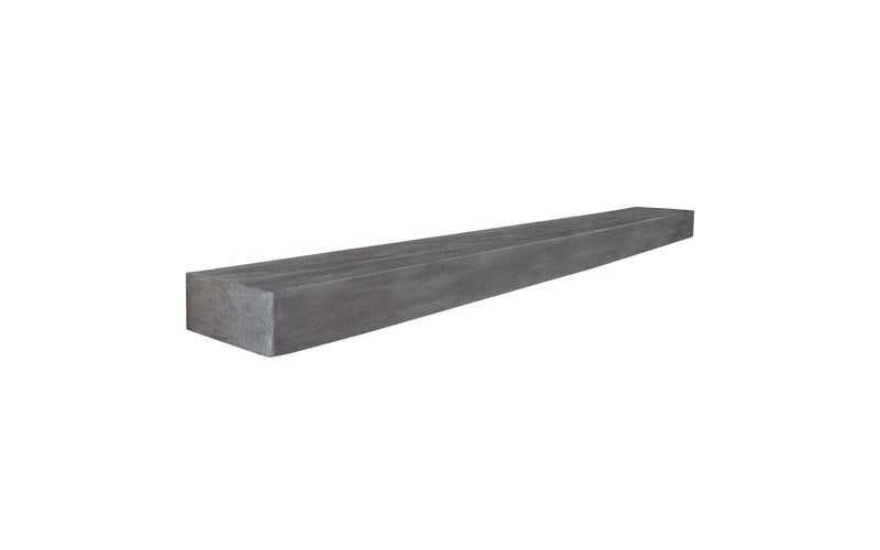 Lexington Hearth Flat Sawn Beam Weathered Grey Fireplace Non-Combustible Mantel