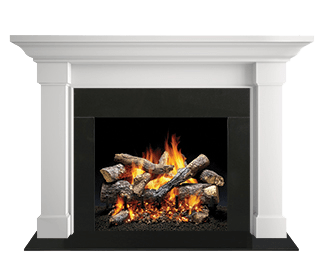 Majestic Kenwood B 48" Primed MDF Flush Wood Mantel AFKDMPB (W/O Base)