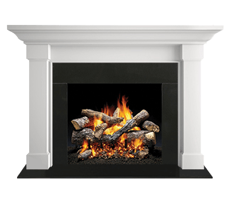 Majestic Kenwood C 53" Primed MDF Flush Wood Mantel AFKDMPC (W/O Base)