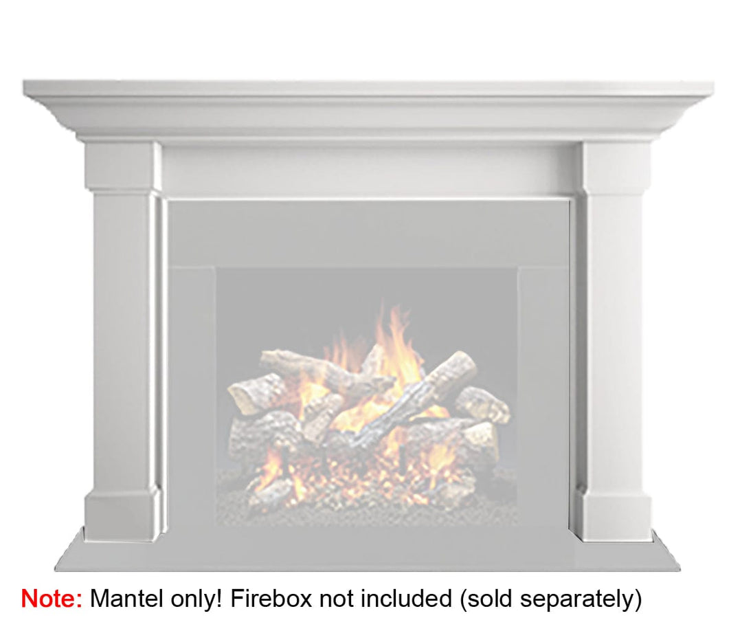 Majestic Kenwood C 53" Primed MDF Flush Wood Mantel AFKDMPC (W/O Base)