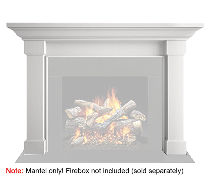Majestic Kenwood C 53" Primed MDF Flush Wood Mantel AFKDMPC (W/O Base)