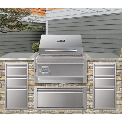 Memphis Beale Street 34" Stainless Steel Built-In Wi-Fi Controlled Pellet Grill BGBS26