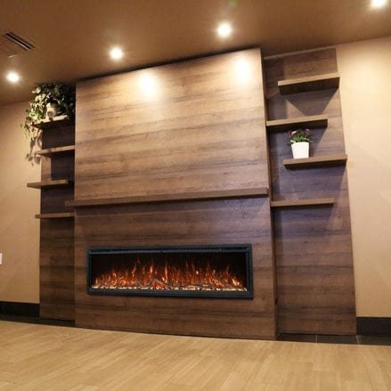 Modern Flames AllWood Fireplace Wall System For Spectrum Slimline 60" Fireplace AFWS