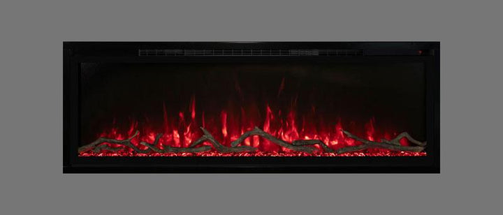 Modern Flames Spectrum Slimline 100" Built-In/Wall Mounted Electric Fireplace SPS-100B