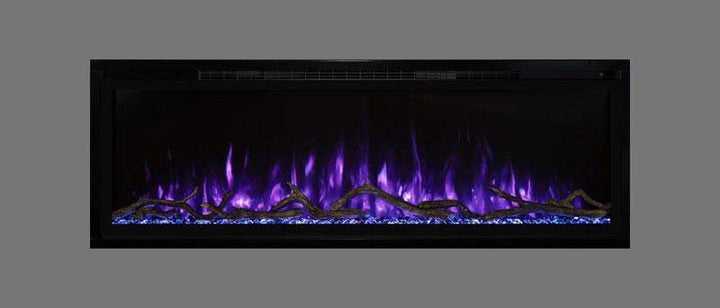 Modern Flames Spectrum Slimline 100" Built-In/Wall Mounted Electric Fireplace SPS-100B