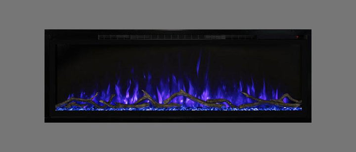 Modern Flames Spectrum Slimline 100" Built-In/Wall Mounted Electric Fireplace SPS-100B