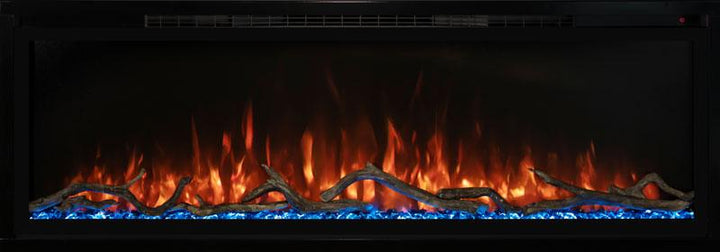 Modern Flames Spectrum Slimline 100" Built-In/Wall Mounted Electric Fireplace SPS-100B