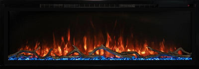 Modern Flames Spectrum Slimline 50" Built-In/Wall Mounted Electric Fireplace SPS-50B