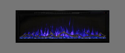 Modern Flames Spectrum Slimline 60" Built-In/Wall Mounted Electric Fireplace SPS-60B