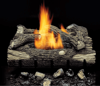 Monessen 18-inch Mountain Oak 4-piece Gas Log Set - EYF18-R - Flame Authority