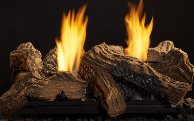 Monessen 27-inch Natural Blaze See-Thru Gas Log Set - NBST27-F