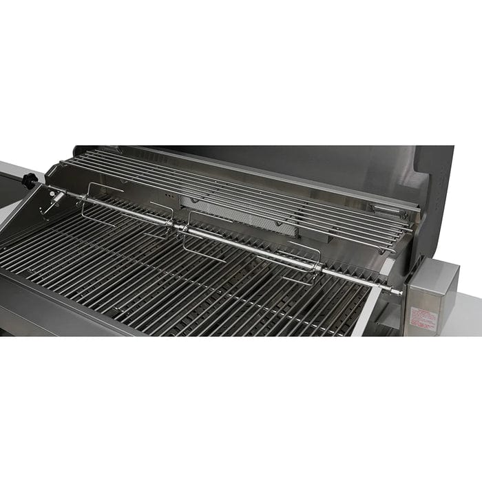 Mont Alpi 400 Deluxe Island Grill with 90 Degree Corners, Kegerator and Fridge Cabinet MAi400-D90KEGFC