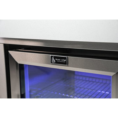 Mont Alpi 400 Deluxe Island Grill with Beverage Center and Fridge Cabinet MAi400-DBEVFC