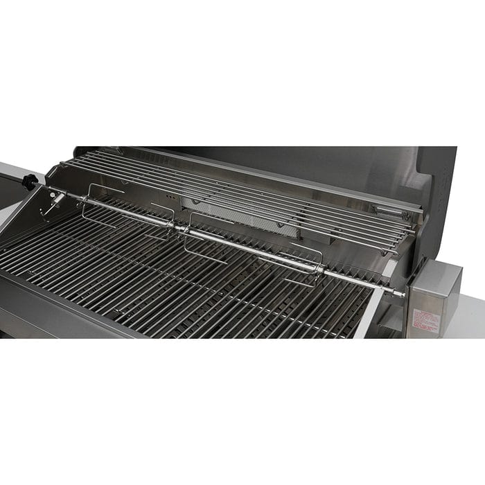 Mont Alpi 805 Black Stainless Steel Island Grill with 45 Degree Corner MAi805-BSS45