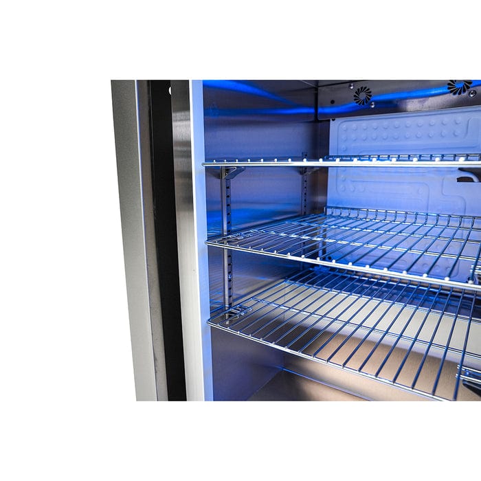 Mont Alpi 805 Black Stainless Steel Island Grill with 90 Degree Corner, Beverage Center & Fridge Cabinet MAi805-BSS90BEVFC