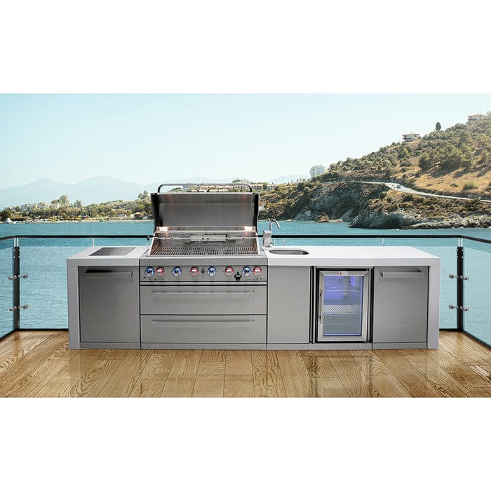 Mont Alpi 805 Deluxe Island Grill with Beverage Center MAi805-DBEV