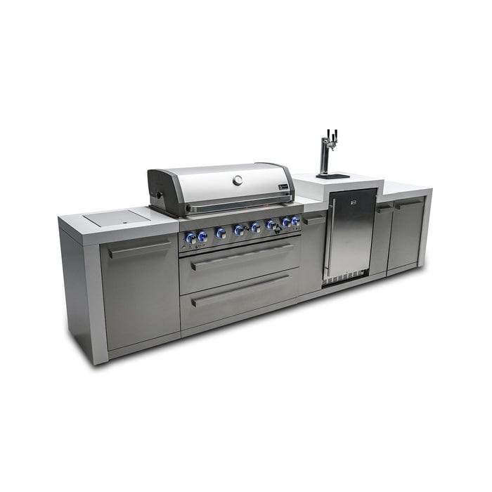 Mont Alpi 805 Deluxe Island Grill with Kegerator MAi805-DKEG
